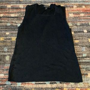 Cable & Gauge beaded silk tank